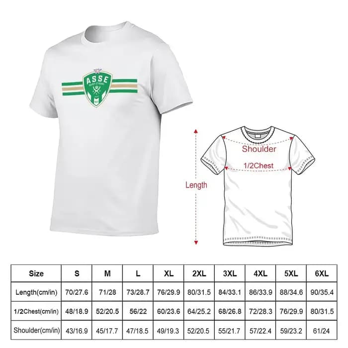 Saint-Etienne stéphanois St Etienne T-Shirt homme graphique