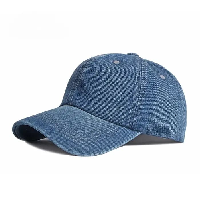 Casquette de baseball en denim de coton lavé vintage pour hommes et femmes, style camionneur réglable, chapeaux de soleil de sport d'été, chapeaux de golf en plein air, chapeaux de pêche