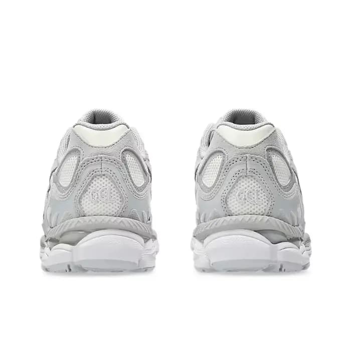 POIZON Asics GEL NYC Chaussures de course décontractées basses unisexe gris blanc 1203A663101