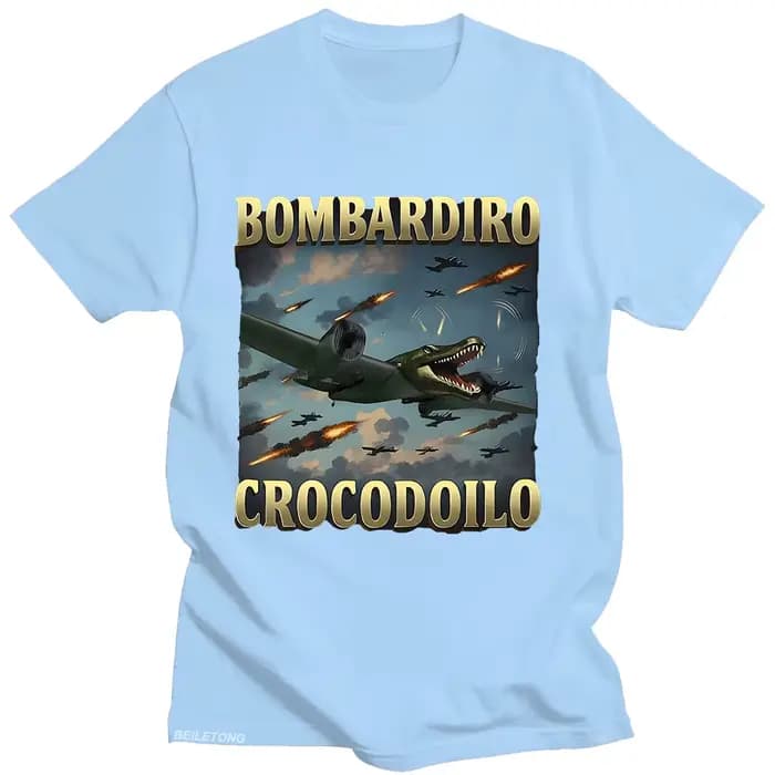 Bombardiro Crocodile drôle cerveau confort t-shirts bizarre Meme