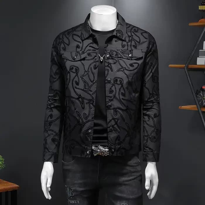 Blouson aviateur flocage de luxe pour hommes