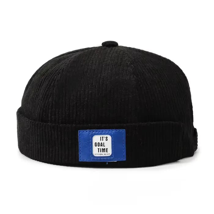 Casquette en velours côtelé Patch Landlord - Style tendance streetwear et moto