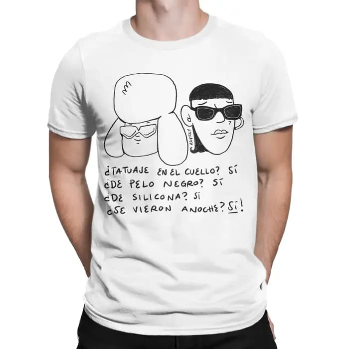 Paco Amoroso et Ca7riel T-Shirt de dessin animé hommes femmes Vintage pur coton t-shirts col rond à manches courtes