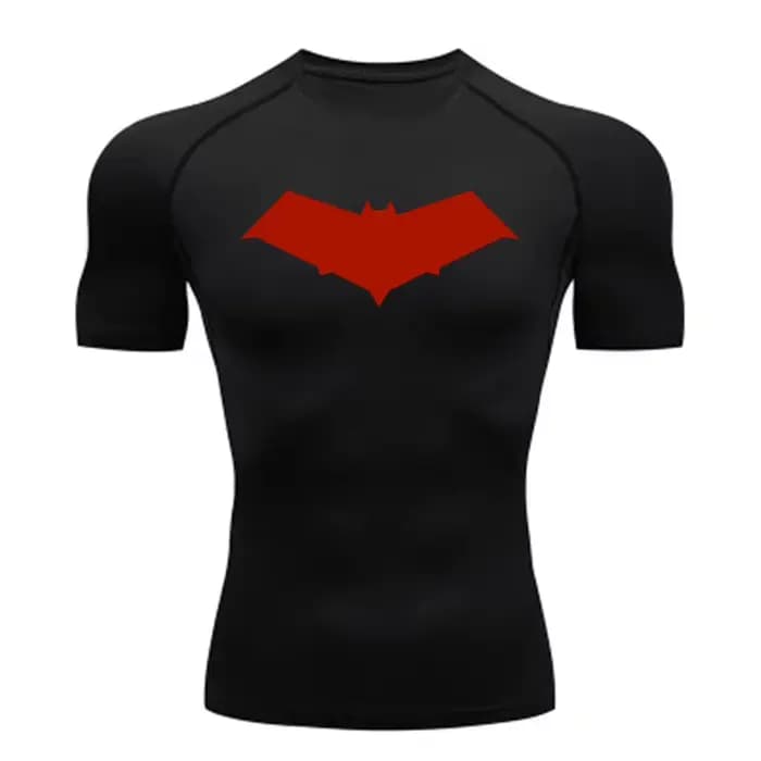 Chemise de Compression chauve-souris large pour hommes