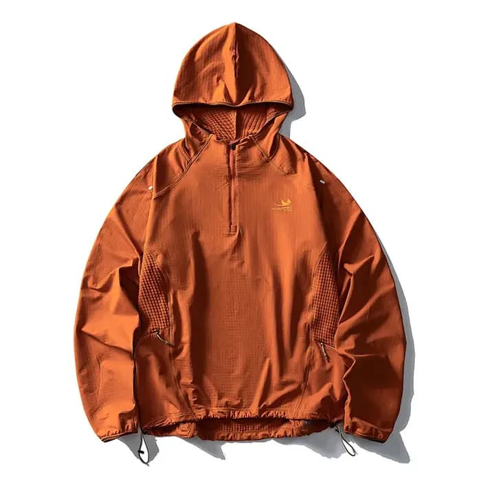 Sweat à capuche de sport en tissu hautement élastique pour hommes et femmes