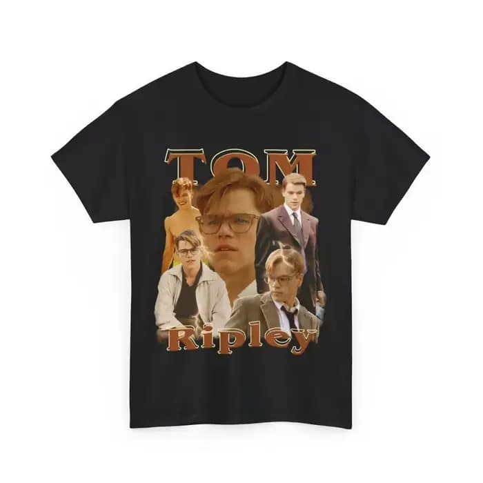 Matt Damon en tant que Tom Ripley, t-shirt vintage bootleg