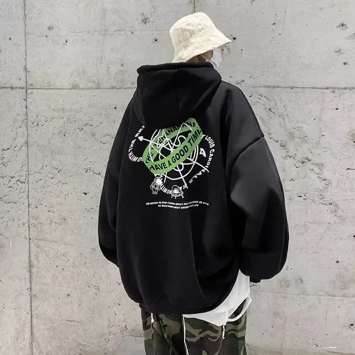Goth lettre astronaute graphique sweats à capuche hommes Hip Hop automne nouveau dans