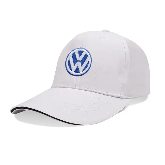 Casquette de baseball avec logo de voiture Volkswagen, broderie à la main, chapeaux décontractés rég