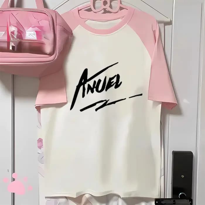 T-shirt Anuel Aa, streetwear punk classique
