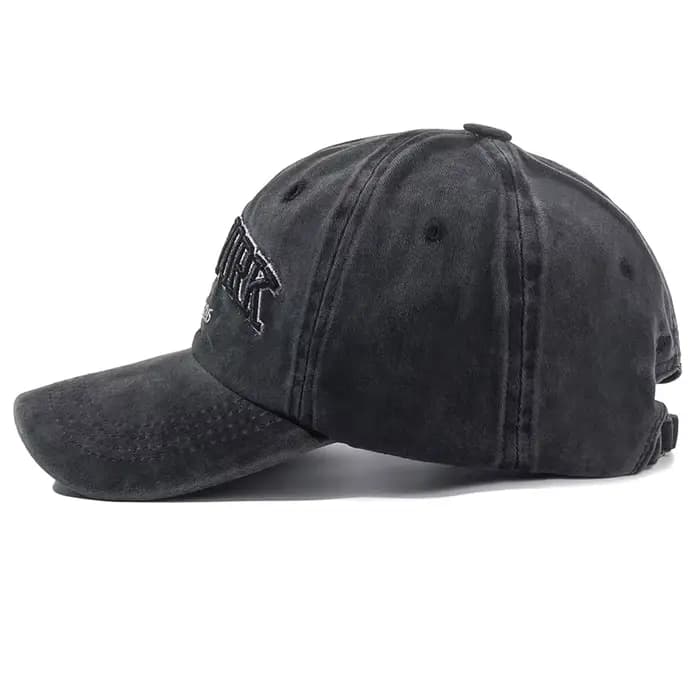 Casquette en coton délavé New York 2025 pour hommes et femmes, casquettes snapback, casquettes de baseball, protection solaire, casquette de papa, casquette d'extérieur