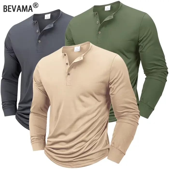 T-shirt à manches longues pour hommes