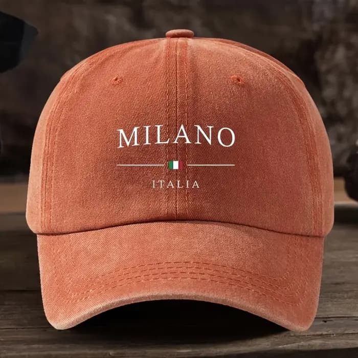 Casquette de baseball imprimée drapeau italien