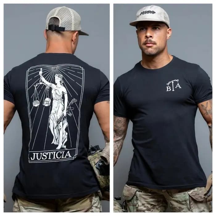 T-shirt décontracté d'été Acta Non Verba style artistique tactique militaire