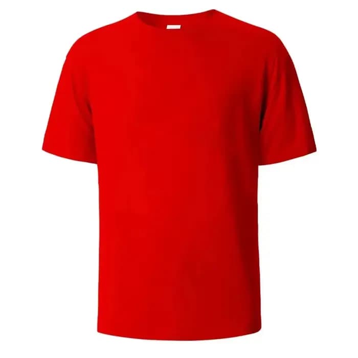 T-shirt unisexe en coton pur blanc lourd