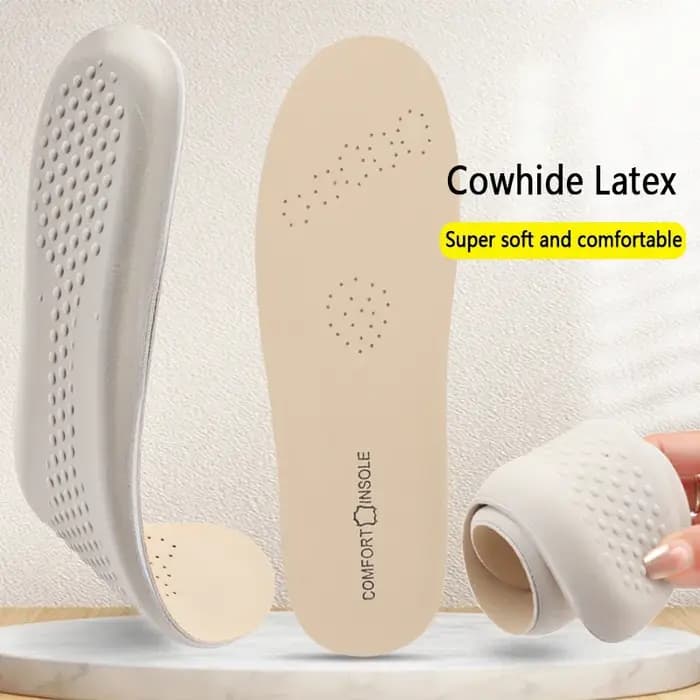 Semelle intérieure de sport confortable et respirante en cuir véritable