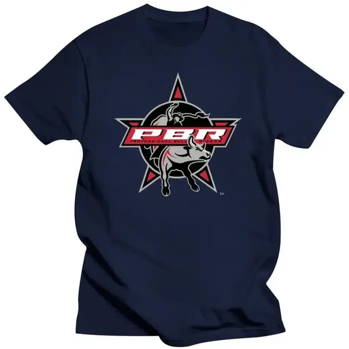T-shirt PBR Professional Bull Riders Hell Hooves Western Rodeo Riding Heavyweight Fashion Col Rond Manga Vintage Anime Clothes
