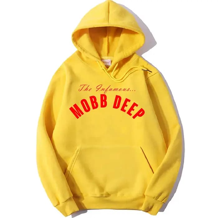 Mobb profond à capuche pour automne/hiver Hip Hop polaire sweats à manches longues gothique vêtements
