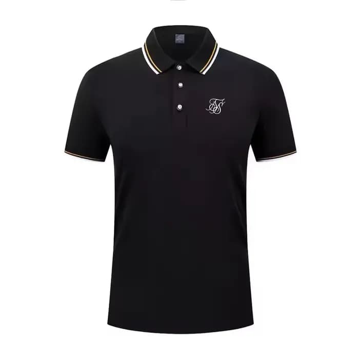 Polo à manches courtes haut de gamme pour hommes, design de marque de luxe, style coréen décontracté