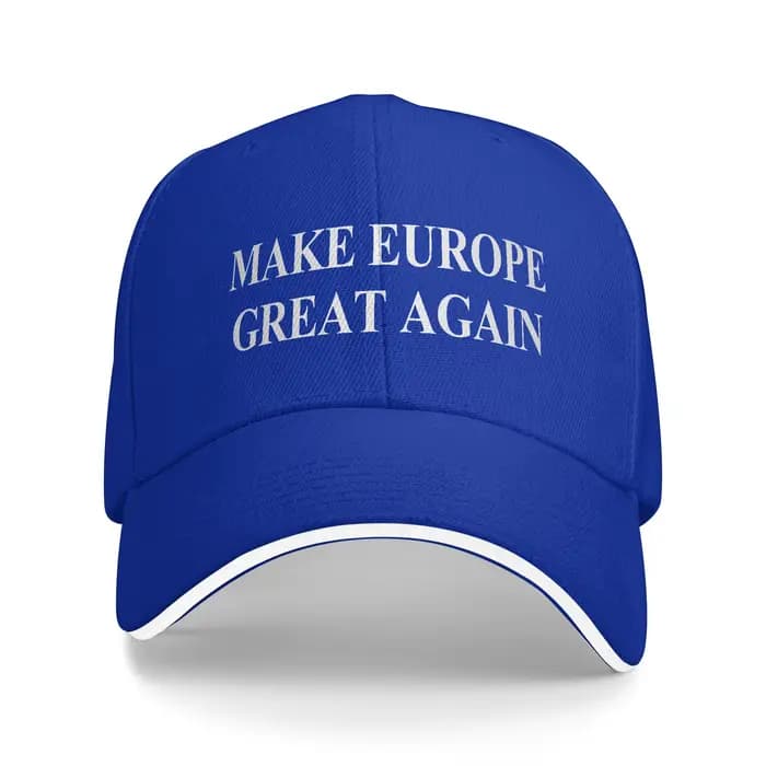 Casquette de baseball d'été « Make Europe Great Again » pour hommes et femmes