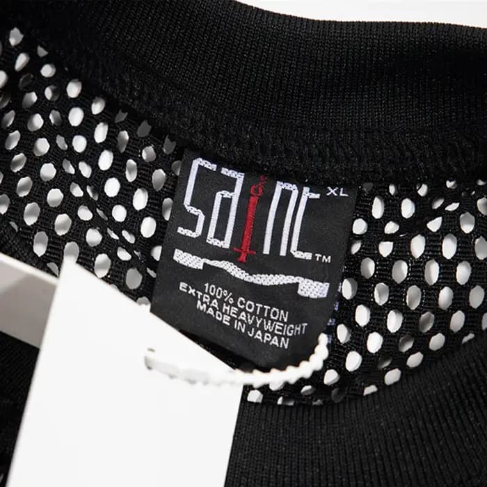 Classique lettre Logo imprimé Saint maille T-Shirt hommes femmes décontracté mode surdimensionné