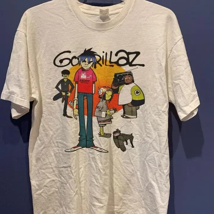 T-shirt graphique de bande ajuster illaz vintage pour hommes