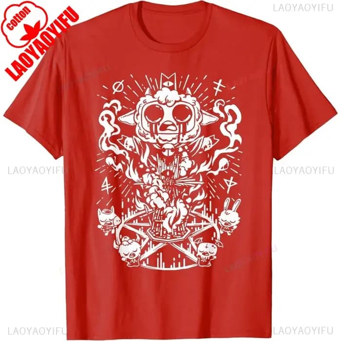 Culte l'agneau Design créatif T-Shirt passionné de jeu hommes femmes mode universelle décontracté col rond chemise été