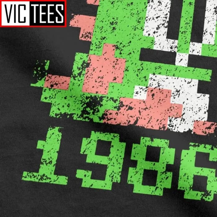 T-shirt Bubble Bobble pour Homme, 1986 Coton, Jeu Vidéo Japonais, Mignon, Kawaii Gamer Respzed, 100