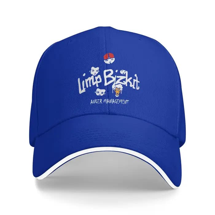 Casquette de baseball unisexe Limp Bizkit Album Graphic 2025 – Personnalisable avec logo