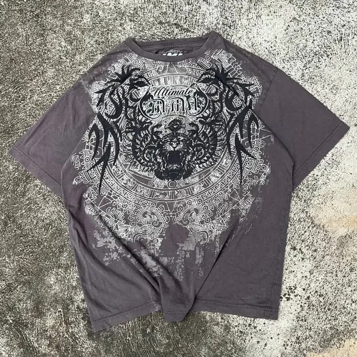 Nouvelle série Tapout T-Shirts unisexe rétro américain gothique été décontracté hauts hip-hop Punk impression vêtements de rue