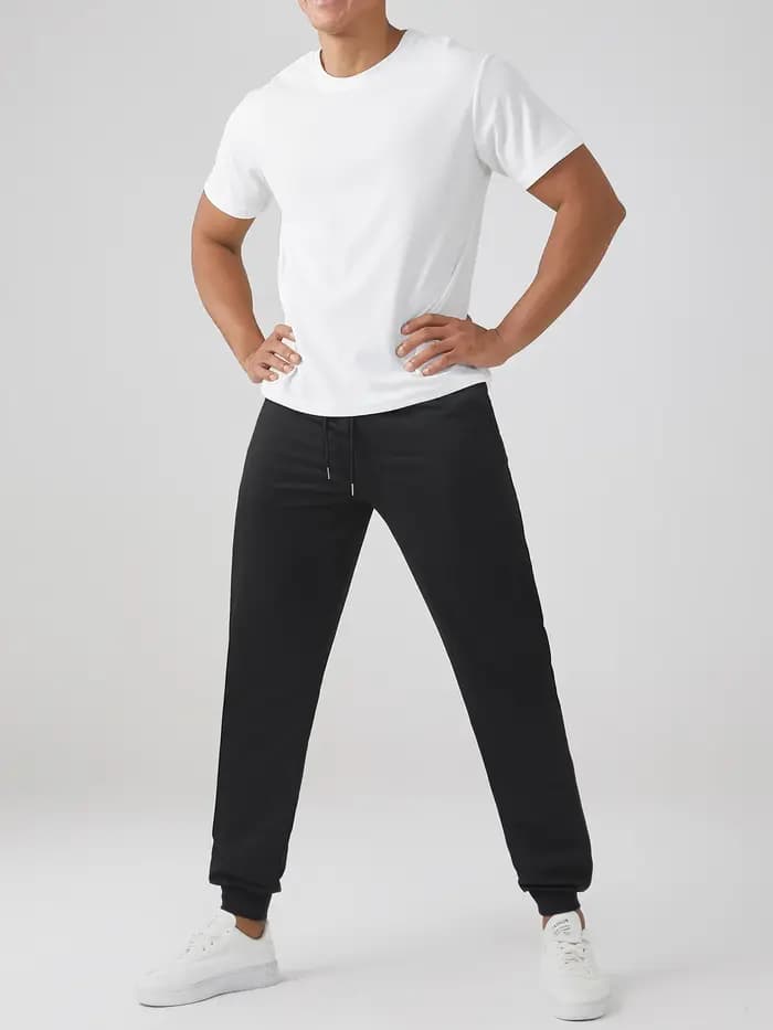 Pantalon de jogging pour homme avec logo monogramme CR entrelacé