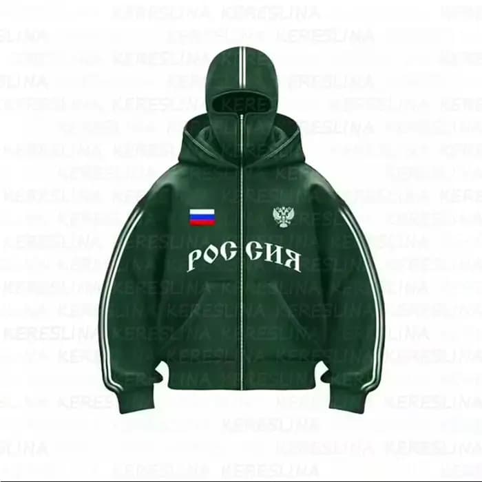 2025 nouveau sport à capuche double chapeau conception lettre cardigan