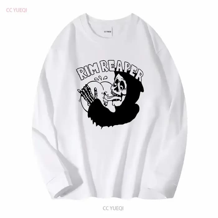 RIM REAPER T SHIRT moto hors-la-loi motard vintage lavé streetwear vêtements de créateurs mode élégante légèrement graphique