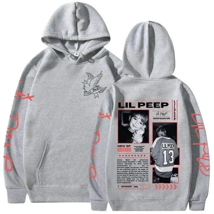 Rappeur Lil Peep Crybaby Hellboy sweats à capuche mode Hip Hop rétro