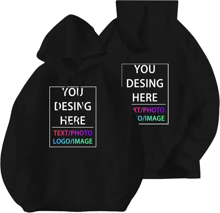 Sweat à capuche personnalisé pour hommes et femmes