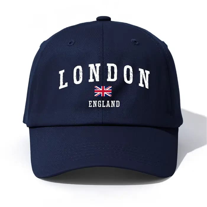 Casquette de Baseball imprimée LONDON pour adultes