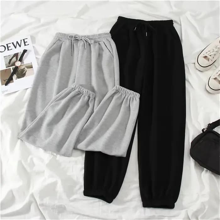 Pantalon de survêtement gris unisexe