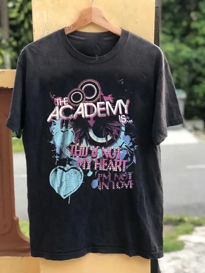 T-shirt tendance The Academy Is… Band This Is Not My Heart