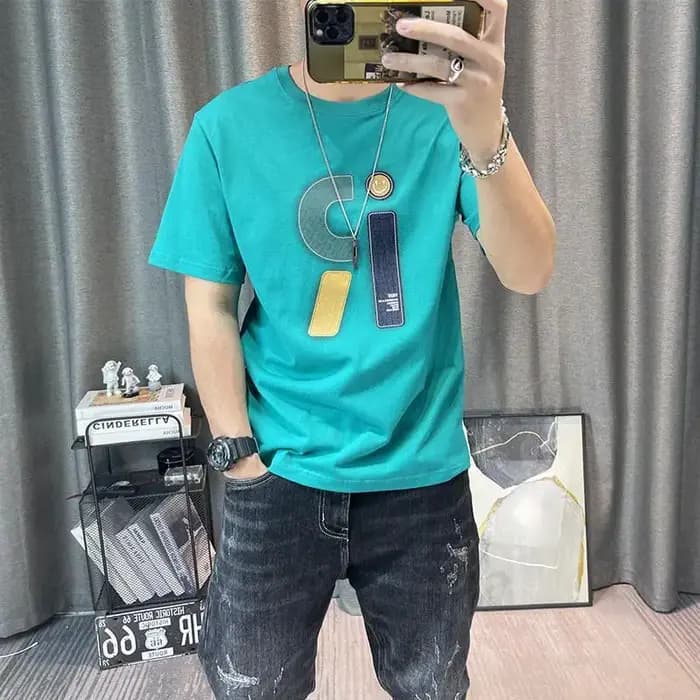 T-shirt pour Homme avec Dessins de l'Alphabet