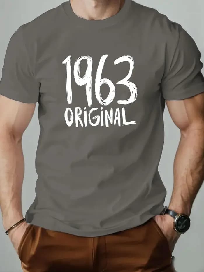 T-shirt vintage amusant 1963 ORIGINAL pour hommes et femmes