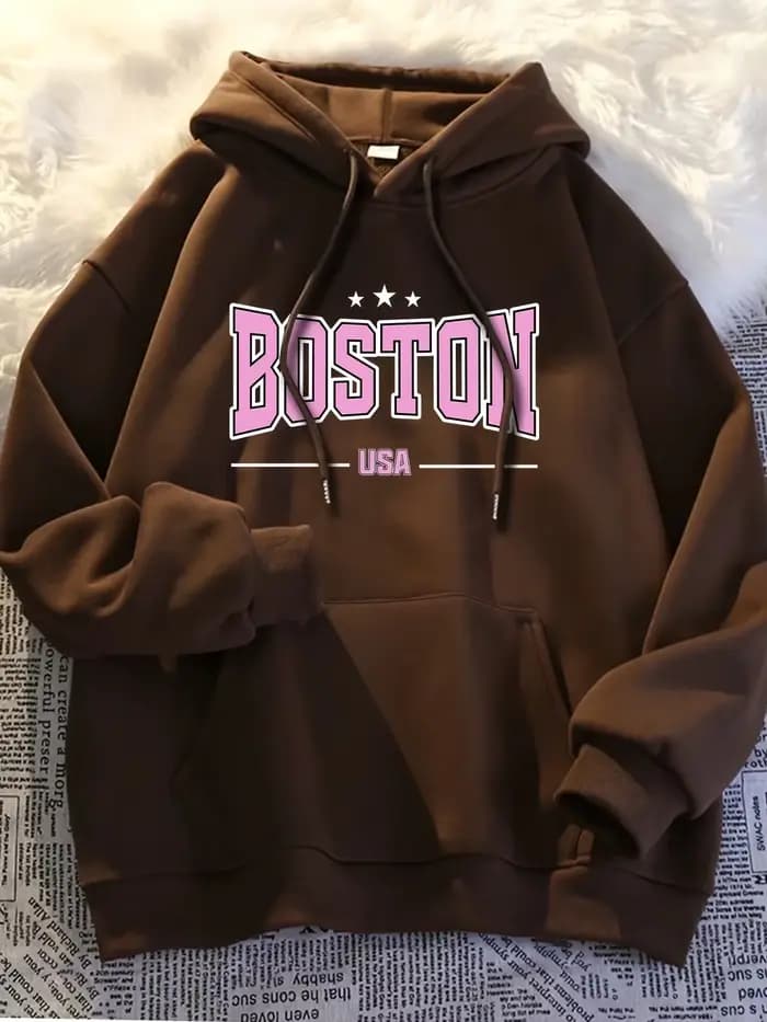 Sweat-shirt à capuche automne-hiver