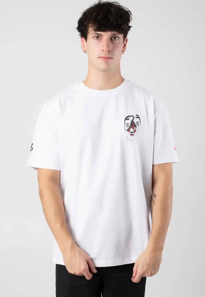 Stay Cold Apparel - Fashion Kill Blanc/Rouge - T-Shirt