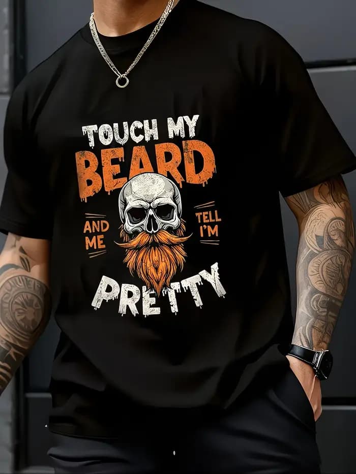 T-shirt à motif crâne - Doux