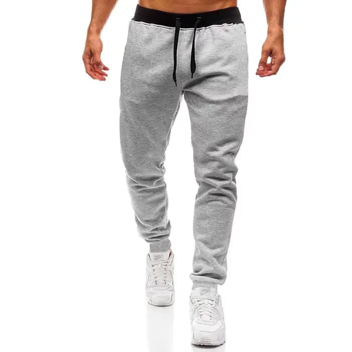 Nouveaux Joggers Automne/Hiver 2025 – Pantalons de Survêtement Décontractés Unisexe à Taille Élastique – Blanc
