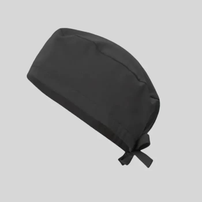 Casquettes de gommage bleu foncé avec bouton réglable à nouer au dos