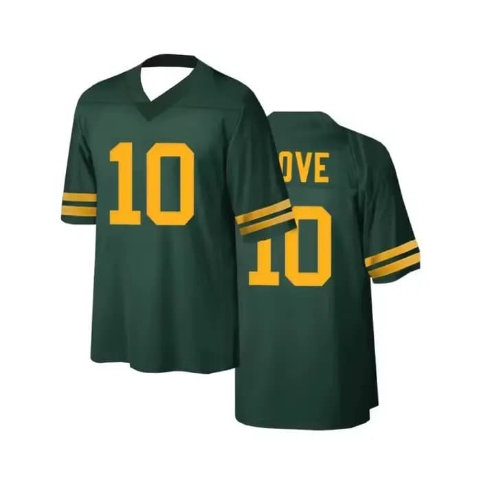 Nouveau Maillot de Football Américain Rétro à Rayures 2026 – T-shirt Décontracté Sportif à Manches C