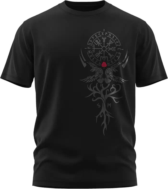 T-shirt manches courtes col rond 100% coton pour homme