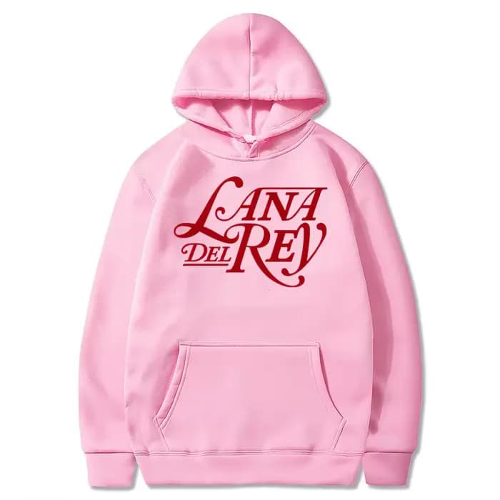 Lana Del Rey Logo sweat à capuche léger hommes mode à manches longues sweats femmes décontracté Harajuku Streetwear