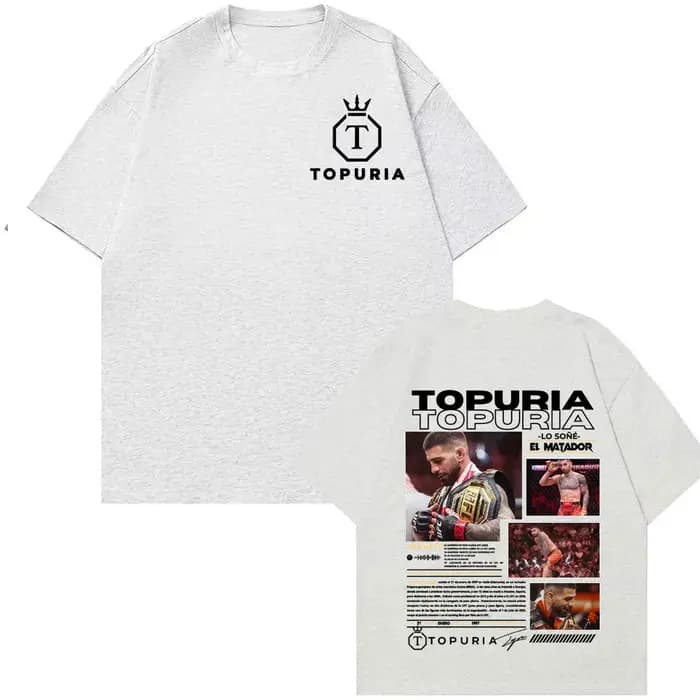 Ilia Topuria Lo Sone El Matador T-shirts graphiques pour hommes mode Vintage à manches courtes T-shirt unisexe