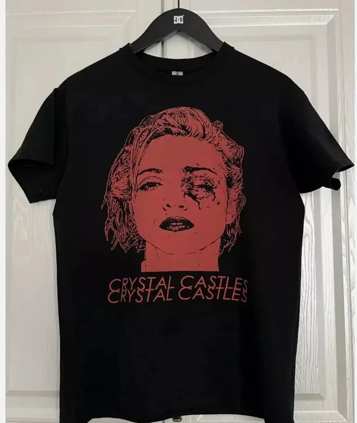 T-shirt Crystal Castle Madonna Tour pour hommes