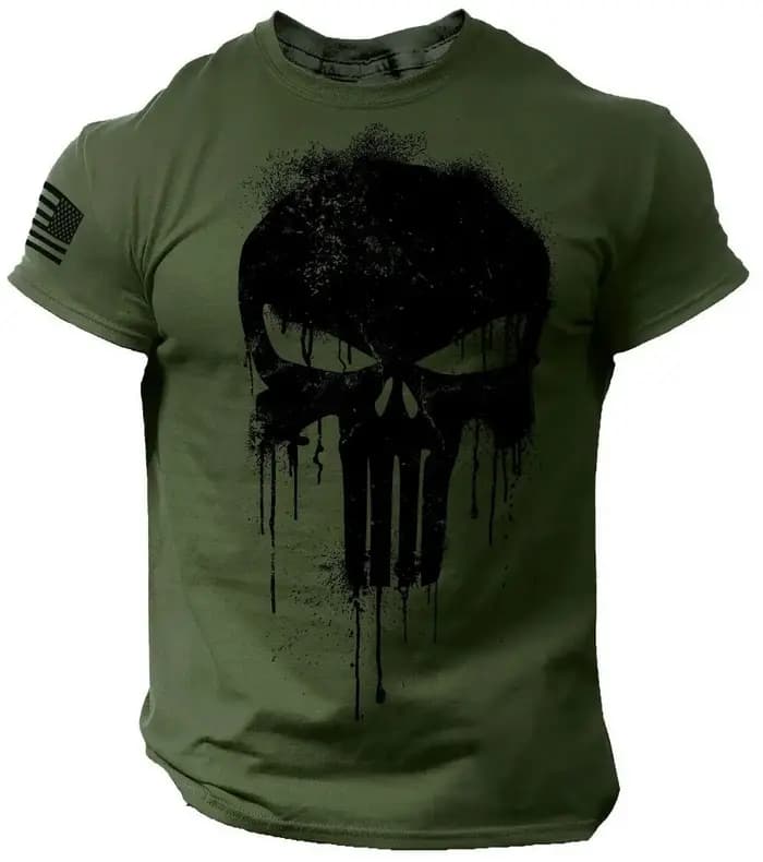 T-shirt pour homme, imprimé 3D